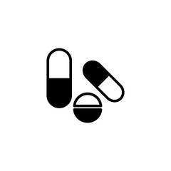 capsule icon design vector logo template EPS 10