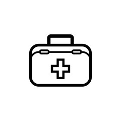 first aid box icon design vector logo template EPS 10