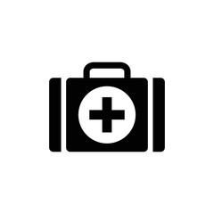Fototapeta premium first aid box icon design vector logo template EPS 10