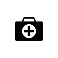 first aid box icon design vector logo template EPS 10