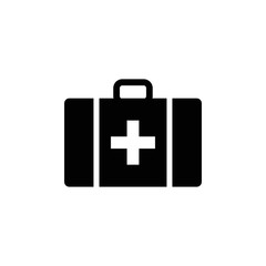 first aid box icon design vector logo template EPS 10