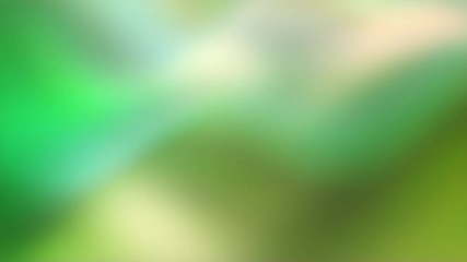 abstract motion background with fresh green gradients in shades of green and yellow, looped 4k digital backdrop