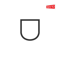 Shield Protection Icon Design Vector