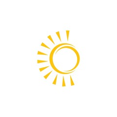 sun ilustration logo