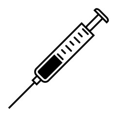 Fototapeta premium syringe icon design vector logo template EPS 10
