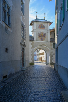 Obertor, Ilanz, Graub&uuml;nden, Schweiz