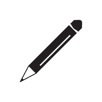 ruler pencil pen icon design vector logo template EPS 10