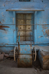 Old blue city in India