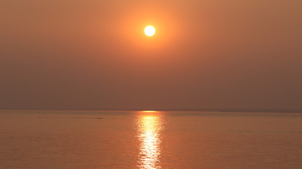 Fototapeta premium sunset on the sea