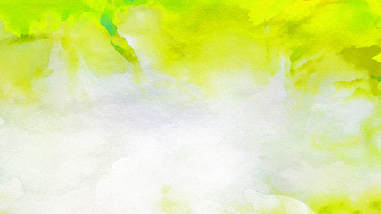 Obraz na płótnie Canvas Grey Green and Yellow Grunge Watercolour Texture