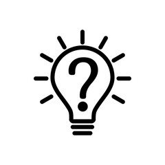 question icon design vector logo template EPS 10