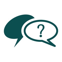 question icon design vector logo template EPS 10
