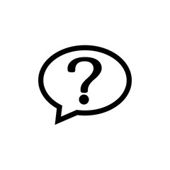 question icon design vector logo template EPS 10
