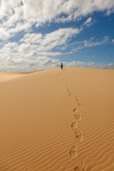 Fototapeta na wymiar stockton sand dunes
