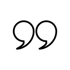 quote icon design vector logo template EPS 10