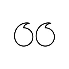 quote icon design vector logo template EPS 10