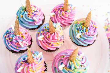 Unicorn cupcakes