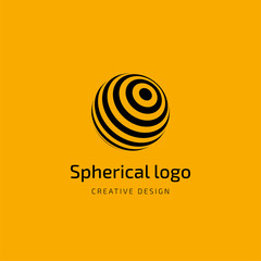 Spherical logo design