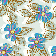 Floral seamless pattern.