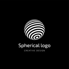 Spherical logo design