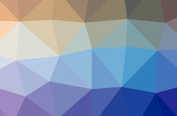 Illustration of abstract Blue And Purple horizontal low poly background. Beautiful polygon design pattern.
