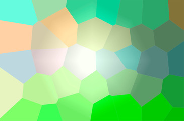 Abstract illustration of green Giant Hexagon background