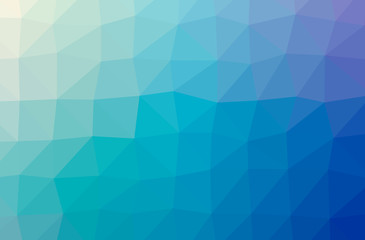 Fototapeta premium Illustration of abstract Blue, Green And Purple horizontal low poly background. Beautiful polygon design pattern.