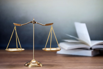 Courtroom concept, rustic background.