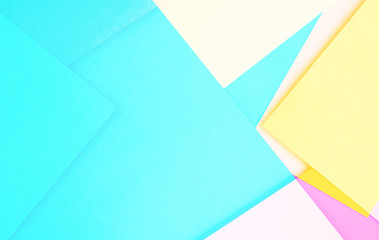 Abstract colored paper art background and backdrop