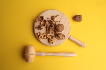 delicious walnut nuts if peel