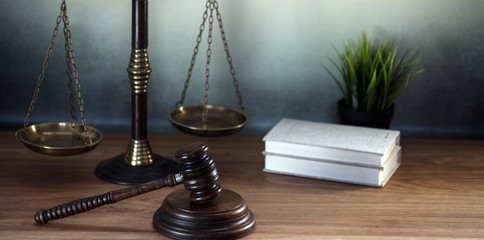 Courtroom concept, rustic background.