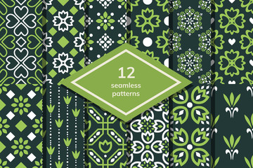 Seamless patterns set