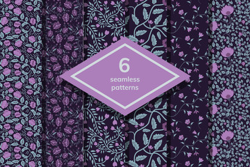 Seamless patterns set