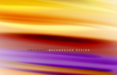 Abstract background - fluid color gradient waves, with dynamic motion line effect. Vector Illustration For Wallpaper, Banner, Background, Card, Book Illustration, landing page