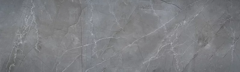 Foto op Plexiglas natural gray stone background texture with cracks and veins structure © FurryFritz