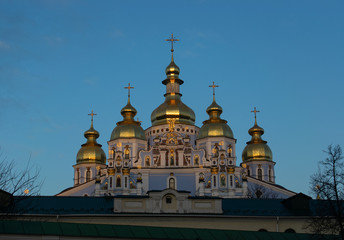 Fototapeta na wymiar Kiev, Ukraine, St. Michael's Golden-Domed Monastery