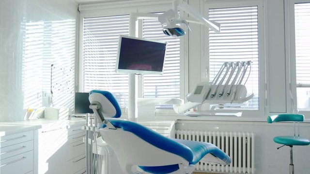 Interior of modern dental surgery.