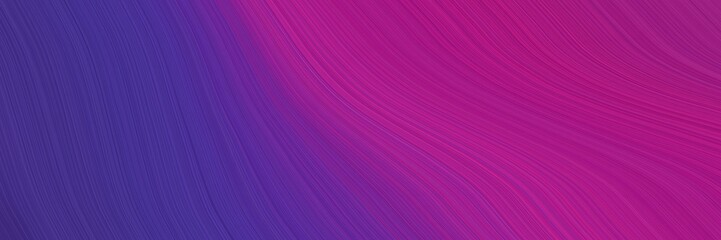 artistic banner design with medium violet red, dark slate blue and dark magenta colors. dynamic curved lines with fluid flowing waves and curves