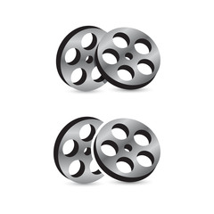 Film Reel vector icon for apps and websites