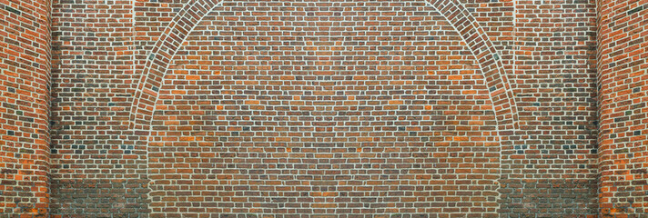 texture panorama - brick wall