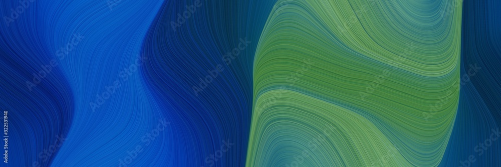 Aufkleber colorful horizontal header with dark slate gray, strong blue and midnight blue colors. dynamic curve