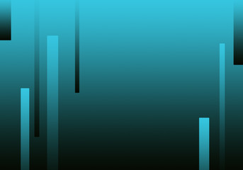 Abstract background blue turquoise 3d lines vertical, for holiday, postcard, invitation, business ideas