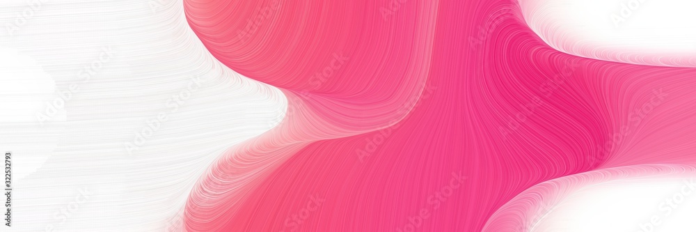 Aufkleber colorful header design with pale violet red, mulberry and white smoke colors. dynamic curved lines w