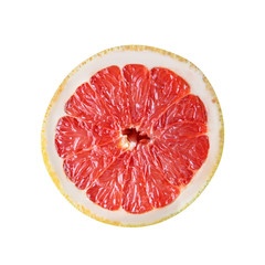 Juicy grapefruit isolated on white background