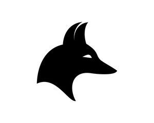 Fox head silhouette