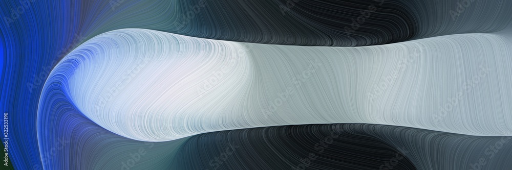 Poster modern header design with dark slate gray, dark gray and light gray colors. dynamic curved lines with fluid flowing waves and curves