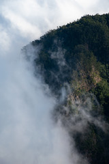 fog on mountain
