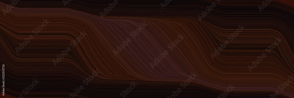 Poster surreal banner with very dark red, black and very dark pink colors. dynamic curved lines with fluid 