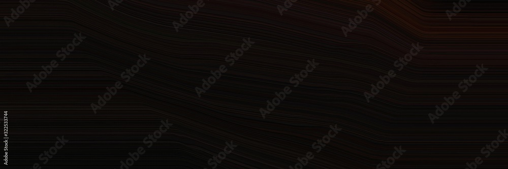 Poster surreal header design with black, very dark pink and very dark green colors. dynamic curved lines wi
