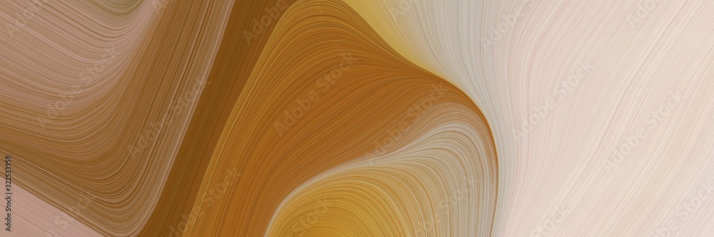 Aufkleber colorful header design with sienna, pastel gray and rosy brown colors. dynamic curved lines with flu